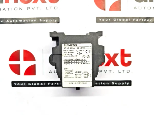 Siemens 3TH40 40-0A contactor relay