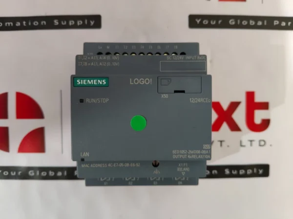 Siemens LOGO! 12/24RCEo 6ED1052-2MD08-0BA1 12/24V DC, 165mA