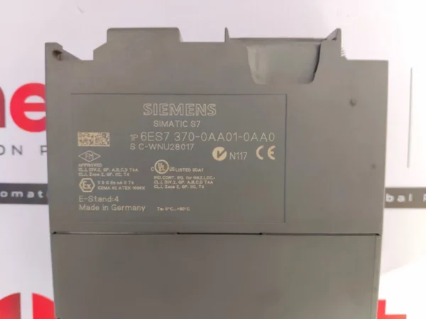 Siemens SIMATIC S7-300 digital input module 6ES7 370-0AA01-0AA0