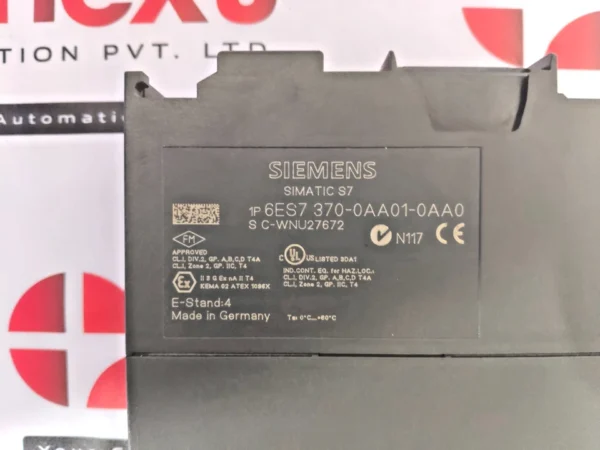 Siemens SIMATIC S7 DM 370 module 6ES7 370-0AA01-0AA0
