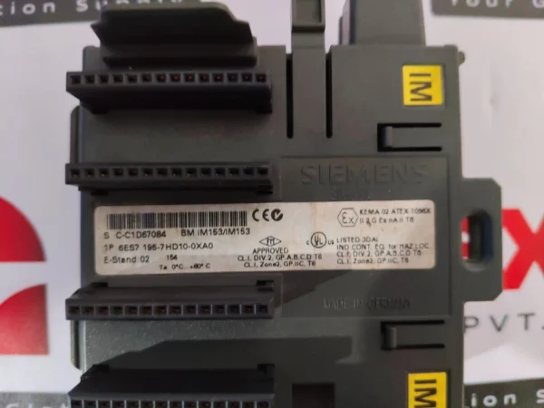 Siemens Simatic dp bus module for the ET 200M distributed 6ES7 195-7HD10-0XA0