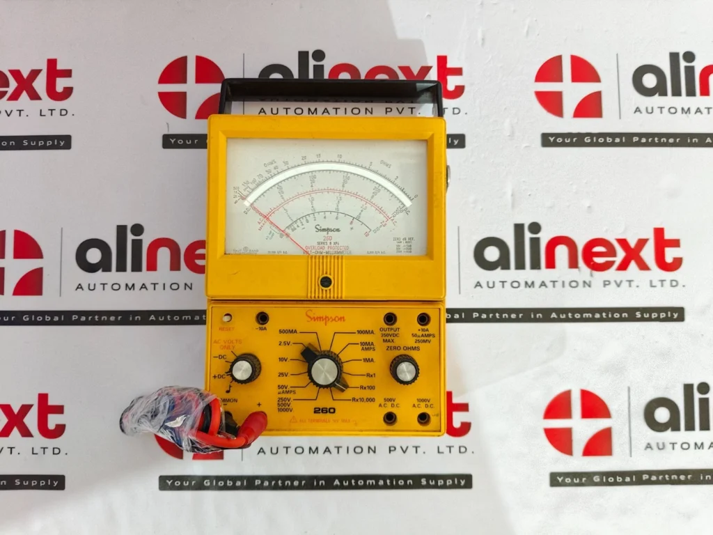 Simpson 260-8XPI Overload Protected Volt Ohm Milliammeter Series 8 XPI 260