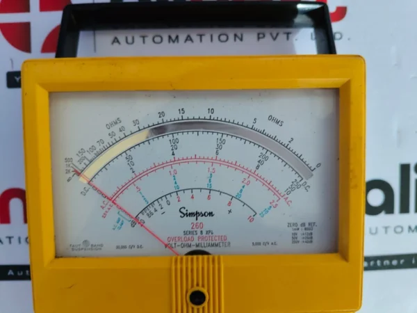 Simpson 260-8XPI Overload Protected Volt Ohm Milliammeter Series 8 XPI 260