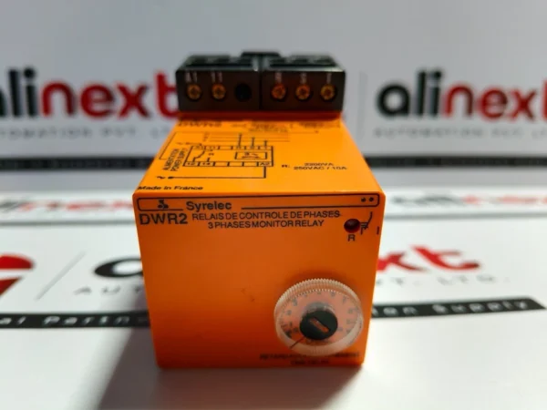 Syrelec DWR2 3-phase monitor relay 400V~415V~ 50/60Hz