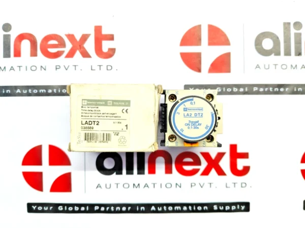 Telemecanique  LADT2 time delay auxiliary contact 0.1 to 30 sec LA2DT2 (crack)