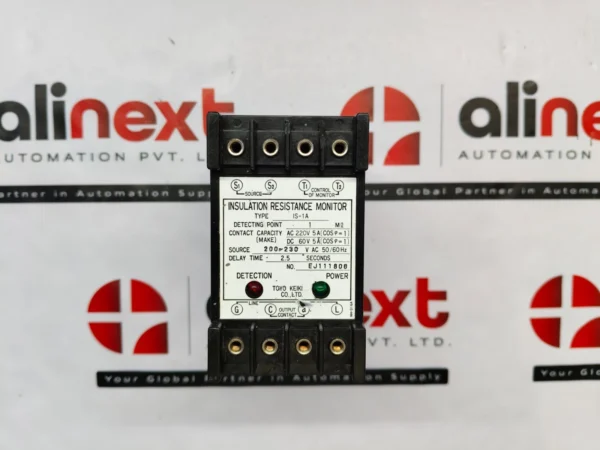 Toyo Keiki IS-1A Insulation Resistance Monitor 200-230 V AC 50/60 Hz(crack)