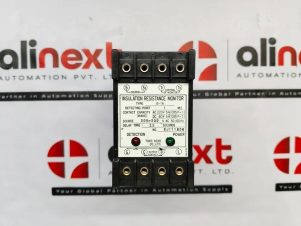 Toyo Keiki IS-1A Insulation Resistance Monitor 200-230 V AC 50/60 Hz(crack)