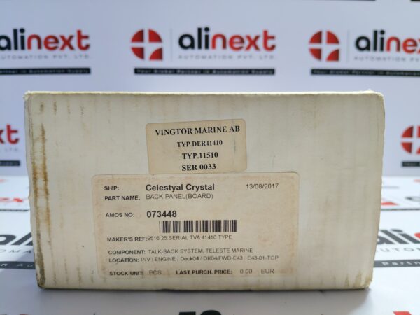 Vingtor DER41410 Talk Back System 11510 Ser.0033|073448|9516 25:Serial TVA 41410