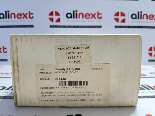 Vingtor DER41410 Talk Back System 11510 Ser.0033|073448|9516 25:Serial TVA 41410