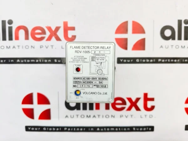  Volcano RDV-1005-200 Flame Detector Relay AC200V-5A