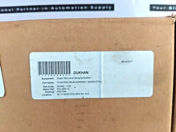 Whessoe Varec 300090-8779-1 Counter Drum Assembly 00-90