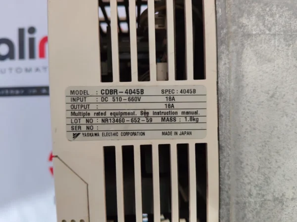 Yaskawa-CDBR-4045B-dynamic-braking-unit-DC-510-660V-18A