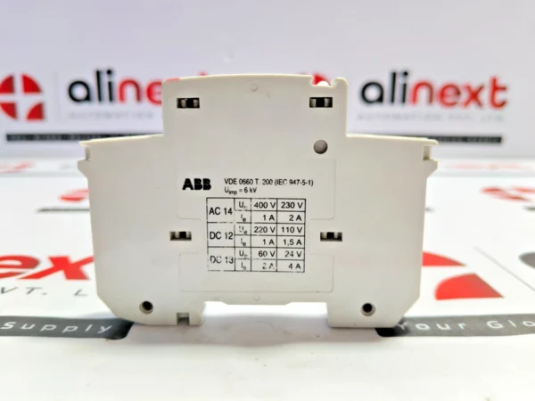ABB auxiliary contact block 6kV 400V