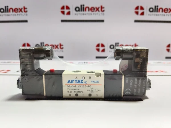 Airtac 4V120-06 Double Solenoid Valve  0.15-0.8 MPa DC24V 2.8W