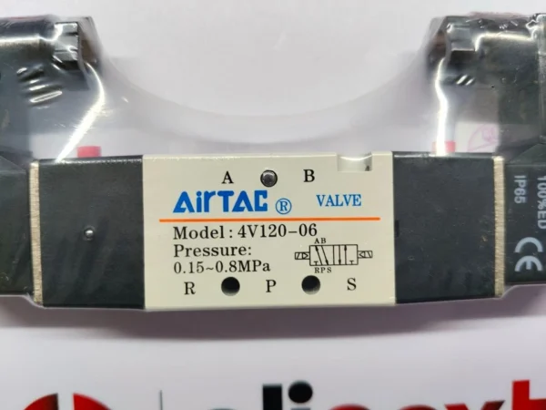 Airtac 4V120-06 Double Solenoid Valve  0.15-0.8 MPa DC24V 2.8W