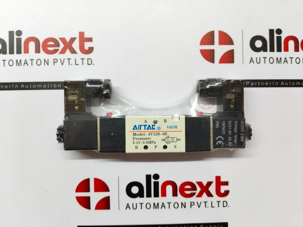 Airtac 4V120-06 Solenoid Valve DC24V 0.15-0.8MPa 4V12006B