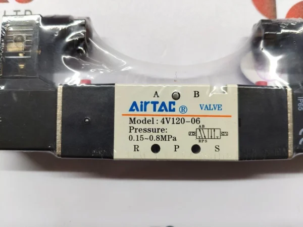 Airtac 4V120-06 Solenoid Valve DC24V 0.15-0.8MPa 4V12006B