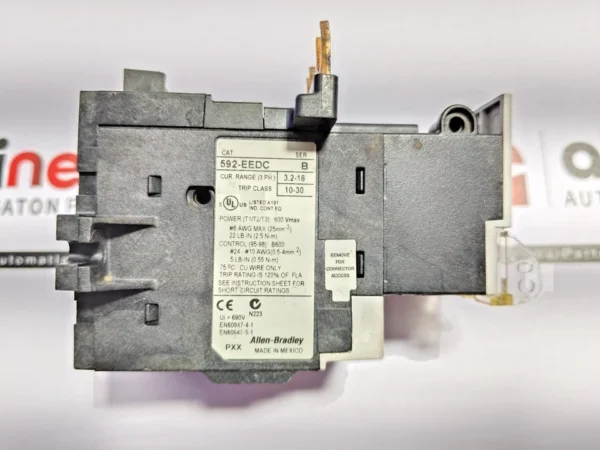 Allen-Bradley 592-EEDC Plus Solid State Overload Relay 10-30 690V