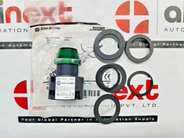 Allen-Bradley 800L-30L24G industrial indicator light 24VDC 30mm