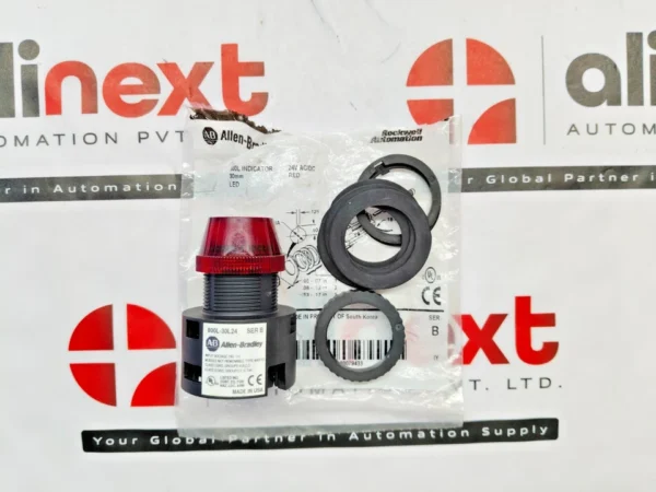 Allen-Bradley 800L-30L24R red pilot light 24V