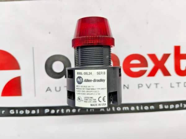 Allen-Bradley 800L-30L24R red pilot light 24V