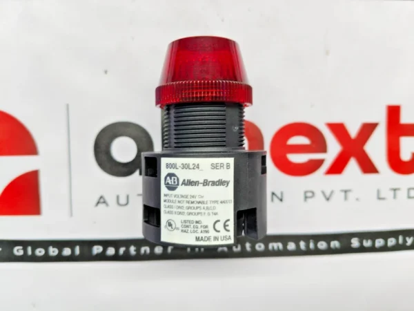 Allen-Bradley 800L-30L24R red pilot light 24V
