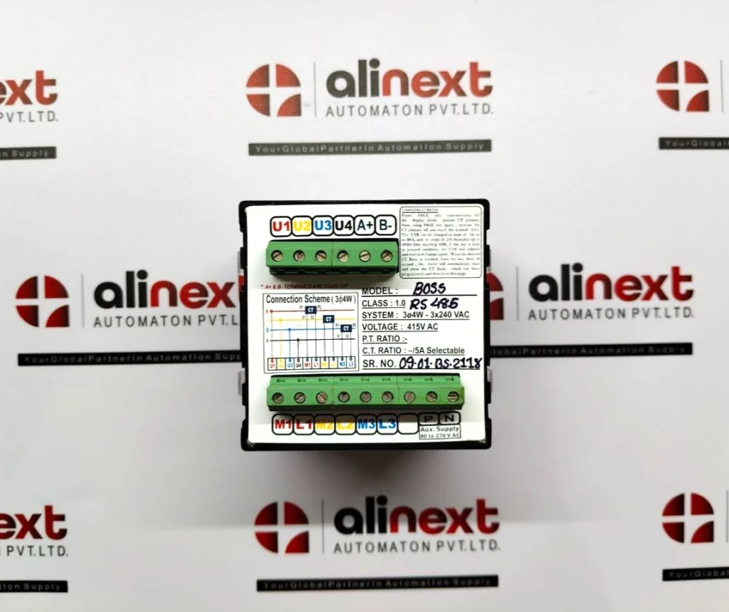 BOSS 3-Phase 4- Energy Monitor Digital Panel Meter / Energy Monitor