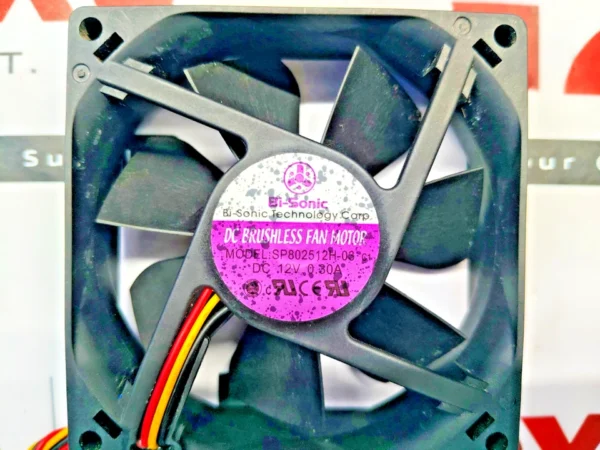 Bi-Sonic SP802512H-03 DC Brushless Fan Motor DC 12V 0.30A