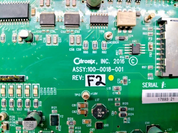 Ctronix 100-0018-001 Rev.F2