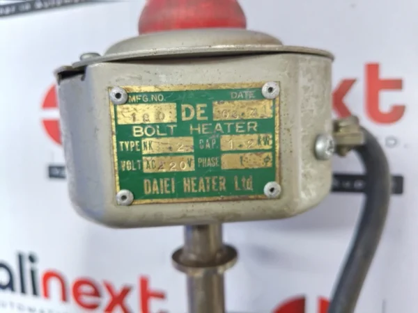Daiei Heater Ltd DE Bolt Heater NK-2 1.2kW 220V AC Marine Industrial Bolt Heating Tool