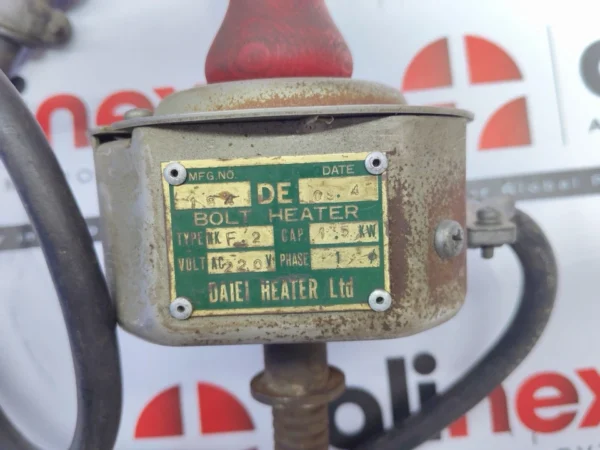Daiei Heater Ltd DE Bolt Heater NKF-2 1.5kW 220V AC Industrial Bolt Heating Tool
