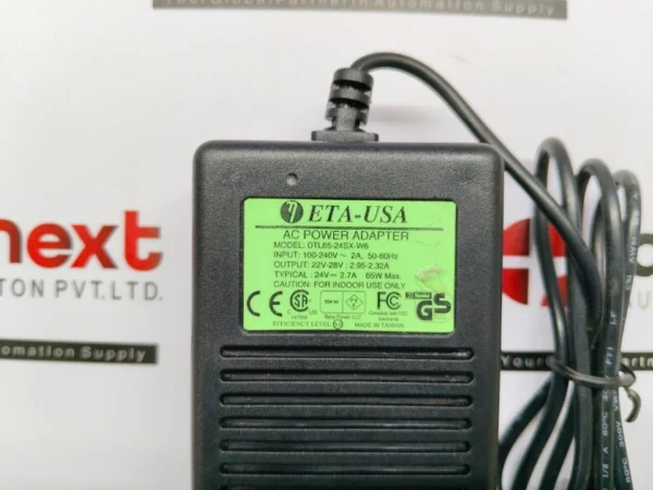 ETA-USA DTL65-24SX-W6 AC Power Adapter