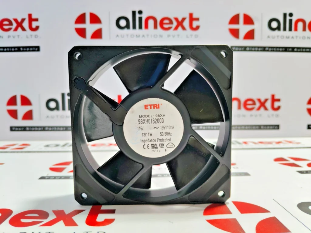 ETRI 98XH AC Axial Fan 98XH0182000 115V 135/110mA 13/11W