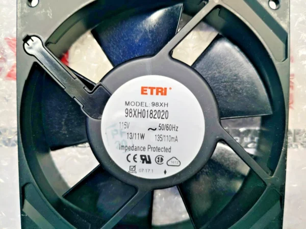 ETRI 98XH series AC axial cooling fan 98XH0182020 115V 13/11W 135/110mA