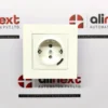 EU Schuko Wall Socket Outlet Type F, 16A 230V/50Hz ESC5011 / EUI-64 Series