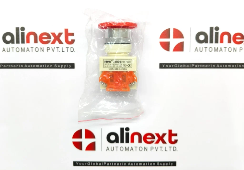 HBAN Red Mushroom Head Push Button Switch HB(Y090)