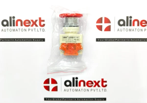 HBAN Red Mushroom Head Push Button Switch HB(Y090)