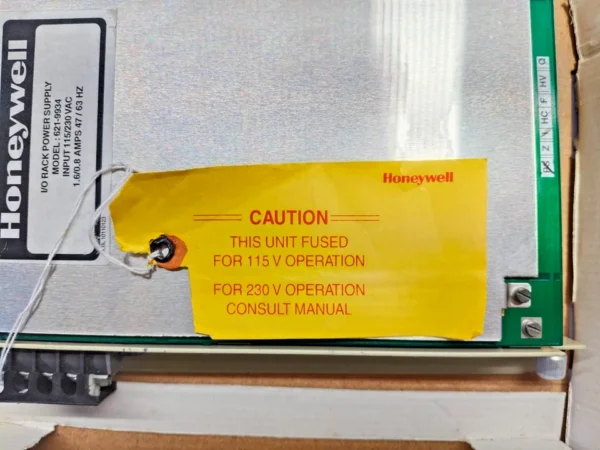 Honeywell 621-9934 I/O Rack Power Supply module 115/230VAC 47-63Hz