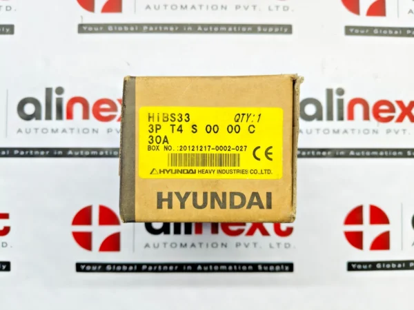Hyundai MCCB HIBS 33 molded case circuit breaker 30A 50/60Hz