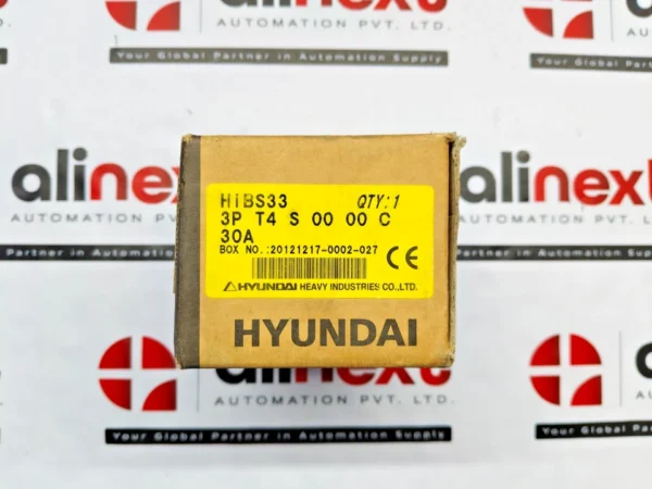 Hyundai MCCB HIBS 33 molded case circuit breaker 30A 50/60Hz