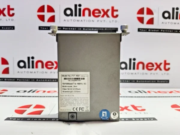 Level One Converter FVT-4001 10/100 BaseTX to SC Multimode DC 9V 0.7A