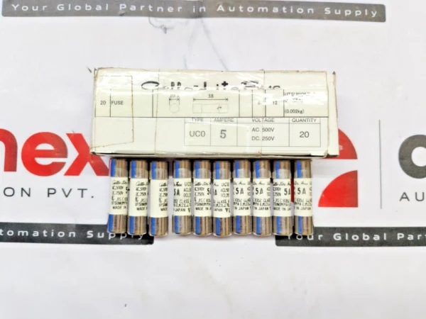 Lot of 10X Utsunomiya Electric UC0 5A Cello-Lite Fuse AC 500V/DC 250V