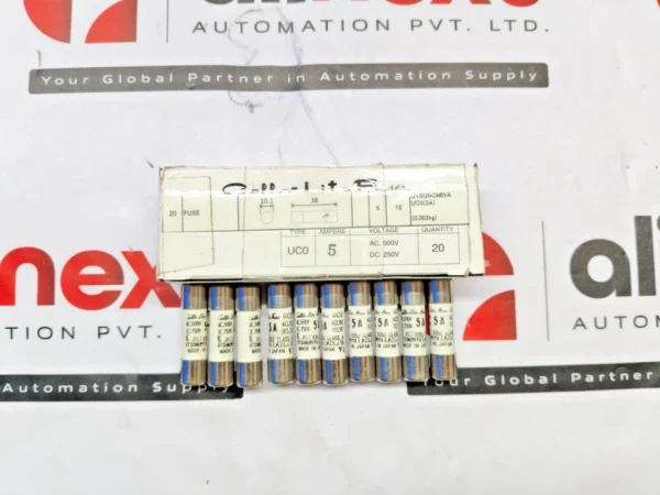 Lot of 10X Utsunomiya Electric UC0 5A Cello-Lite Fuse AC 500V/DC 250V