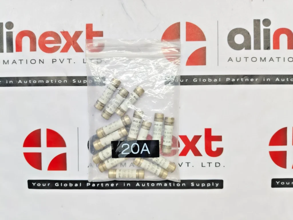 Lot of 14x IFO 20A cylindrical fuses 500V 1.9W