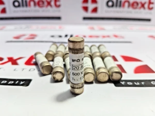 Lot of 14x IFO 20A cylindrical fuses 500V 1.9W
