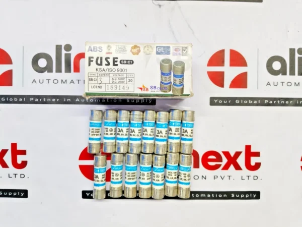 Lot of 15x SB SB-C1 type cylindrical fuse 3A 500VAC 250VDC