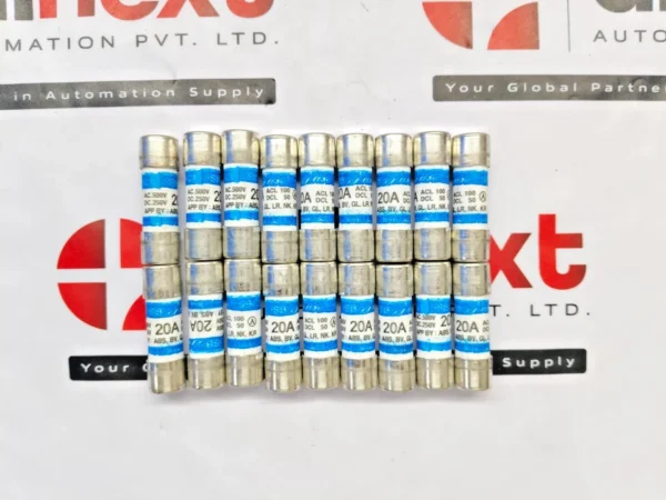 Lot of 18x SB SB-C1 type cylindrical fuse 20A 500VAC 250VDC