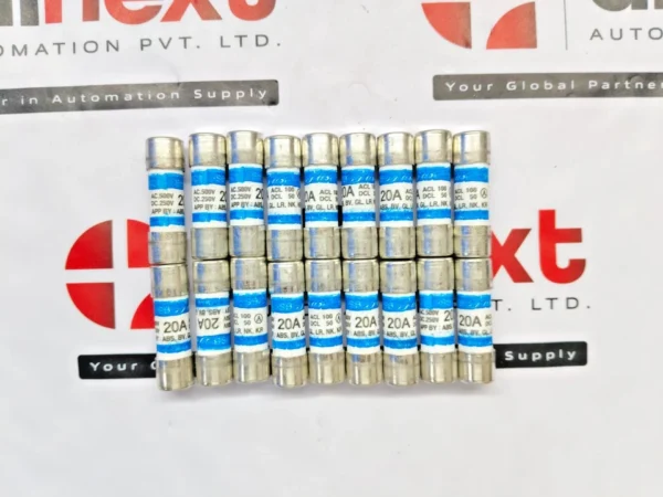 Lot of 18x SB SB-C1 type cylindrical fuse 20A 500VAC 250VDC