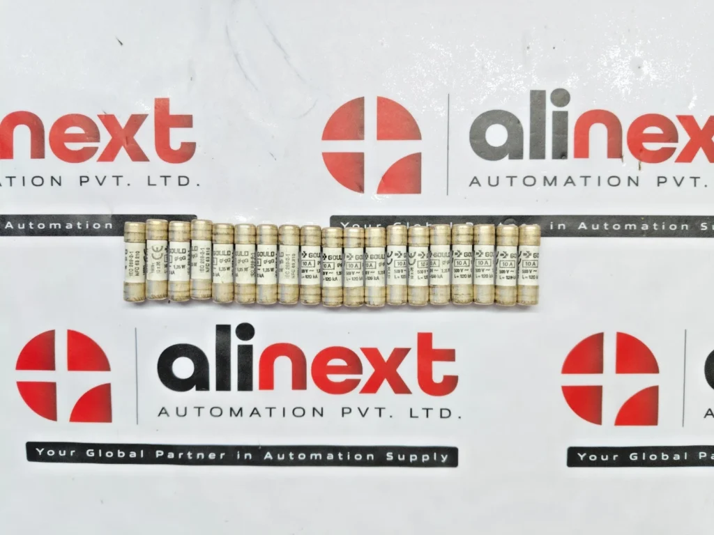 Lot of 19x Gould 10A gf-gG 500V 1,35W 120kA