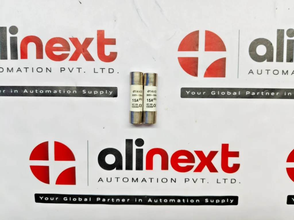 Lot of 2x 15A gG/gL ceramic cartridge fuse 14X15mm 500VAC